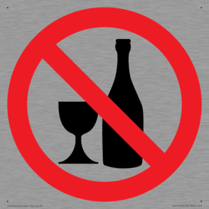 Prohibition: No alcohol